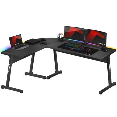 22. Huzaro Hero 6.0 Schwarzer RGB-Gaming-Schreibtisch