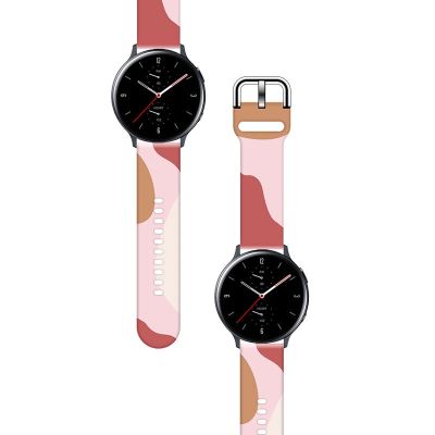 2. Strap Moro für Samsung Galaxy Watch 45 / 46 / 47 mm Silikonarmband Uhrenarmband - Muster 12