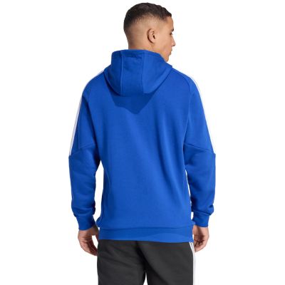 3. adidas Tiro 26 League Sweatshirt-Kapuzenpullover mit durchgehendem Reißverschluss für Herren, Blau, KF9105