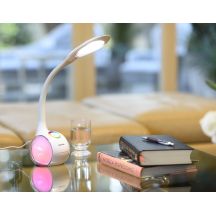Activejet RAINBOW RGB LED-Tischleuchte, weiß