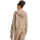 3. Damen-Sweatshirt adidas Essentials 3-Stripes French Terry Quarter-Zip beige KF8315