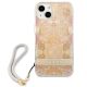 3. Guess GUHCP13SHFLSD iPhone 13 mini 5,4" Gold/Gold Hardcase Flower Strap