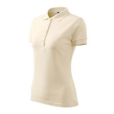 Damen-Piqué-Poloshirt (Mandel)