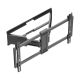 4. MACLEAN TV-WANDHALTERUNG, VESA 600 x 400, max. 37–90 Zoll, max. Traglast 65 kg, Schwarz, MC-881 N
