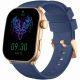 3. GRAVITY GT28-8 Damen-Smartwatch-Armband + Armband Roségold Marineblau