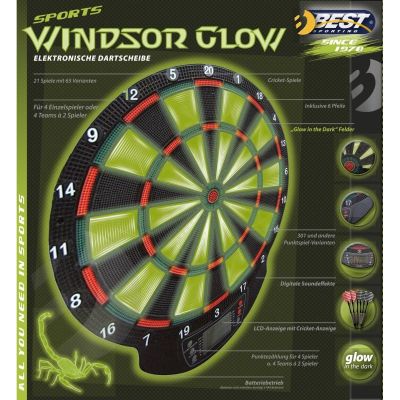 13. ELEKTRONISCHE DARTSCHEIBE WINDSOR BEST SPORTING