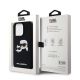 8. Karl Lagerfeld Silikon Karl&Choupette MagSafe Hülle für iPhone 15 Pro Max – Schwarz