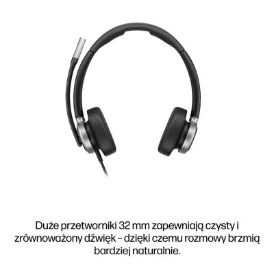39. HP Poly Mission 625 – Kabelgebundenes Stereo-USB-Headset (Mehrfachpackung)