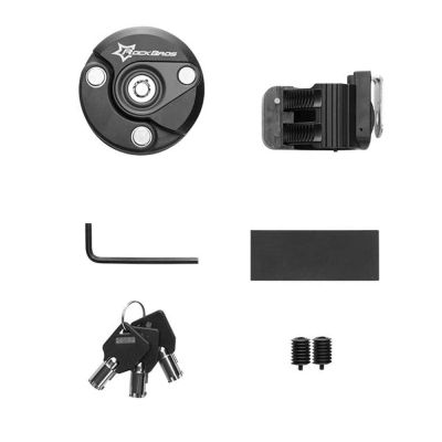 2. Rockbros Faltradschloss Schwarz WL798BK