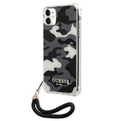 2. Guess GUHCN61KSARBK iPhone 11 6.1" / Xr schwarz/schwarz Hardcase Camo Collection