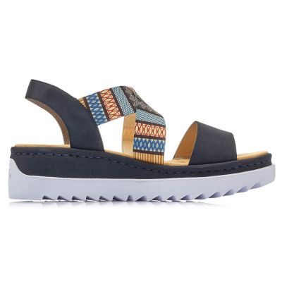 4. Rieker V44G8-14 W RKR533A Sandalen