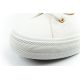 6. Lee Cooper Damen-Sportschuhe, modische weiße Slip-On-Sneaker