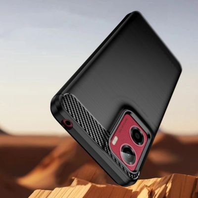 2. Tech-Protect TPUCarbon Case für Motorola Moto G05 / E15 - Schwarz
