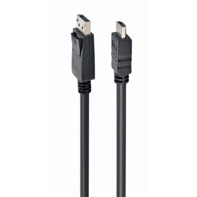 GEMBIRD CC-DP-HDMI-3M Kabel (DisplayPort M - HDMI M -; 3 m; schwarz)