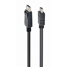 GEMBIRD CC-DP-HDMI-3M Kabel (DisplayPort M - HDMI M -; 3 m; schwarz)