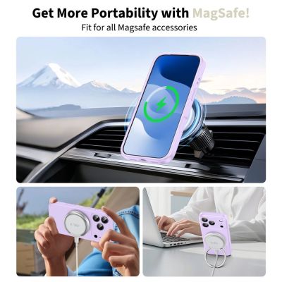 5. Tech-Protect Silikon MagSafe Hülle für iPhone 17 Pro Max - Lila