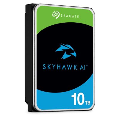 2. Seagate SkyHawk AI ST10000VE001 Festplatte (10 TB; 3,5"; SATA; 256 MB; 7200 U/min)