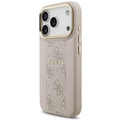 2. Guess 4G Stripe MagSafe Case für iPhone 17 Pro - Pink