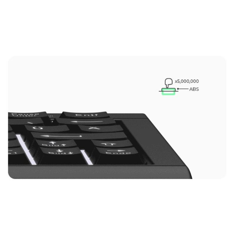 2. KeySonic KSK-3010ELC (DE) Tastatur Home USB QWERTZ Deutsch Schwarz