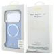 8. Guess Ring Stand 360 Grained Classic Logo MagSafe Hülle für iPhone 18 Pro Max / 17 Pro Max – hellblau