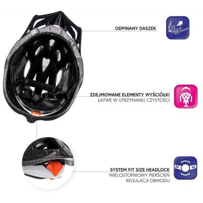 34. Meteor MV29 Unrest 24700-24702 Fahrradhelm