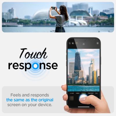 10. Spigen Glas.tR EZ Fit FC gehärtetes Glas für iPhone 15 Plus – Schwarz
