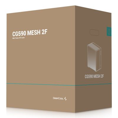 12. DeepCool CG590 MESH 2F Midi-Tower Schwarz