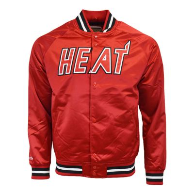Mitchell & Ness Herren-Leichtsatinjacke NBA Miami Heat