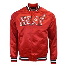 Mitchell & Ness Herren-Leichtsatinjacke NBA Miami Heat