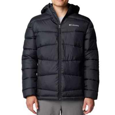 Schwarze Columbia Fivemile Butte II Kapuzenjacke für Herren - WX6004-010