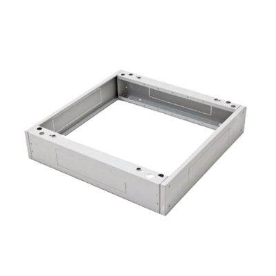 Sockel für 19"-Außenschränke, Breite 600 x Tiefe 600 mm x Höhe 100 mm, grau ALANTEC