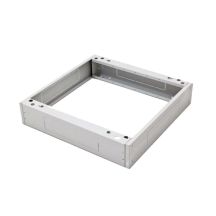 Sockel für 19"-Außenschränke, Breite 600 x Tiefe 600 mm x Höhe 100 mm, grau ALANTEC