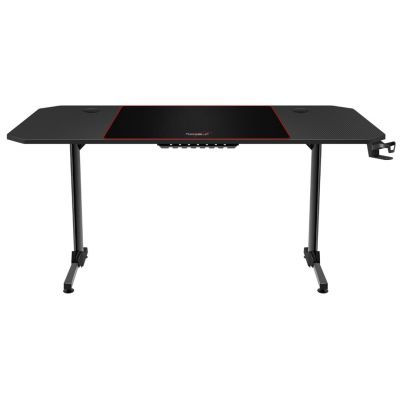 3. Huzaro Hero 4.7 Schwarzer Gaming-Schreibtisch