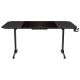 3. Huzaro Hero 4.7 Schwarzer Gaming-Schreibtisch