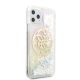 5. Guess GUHCN58LGIRGP iPhone 11 Pro Hartschalenetui Gradient Liquid Glitter Circle Logo