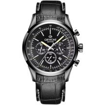 Giewont Herrenuhr Chronograph Saphir Schwarz GW7650-A4