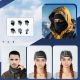 3. Qunature 11230014002 Skischal, Sport-Bandana, Einheitsgröße - schwarz