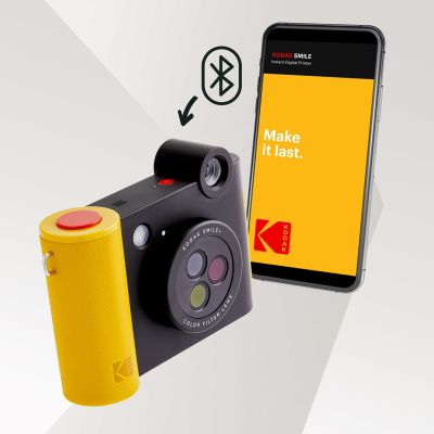 2. Kodak Smile+ 50,8 x 76,2 mm Schwarz, Gelb