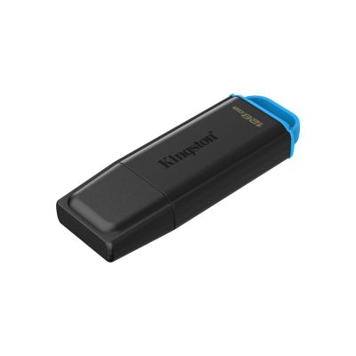 4. KINGSTON 128 GB Tragbarer USB 3.2 Gen 1 DataTraveler Exodia Schwarz/Blau
