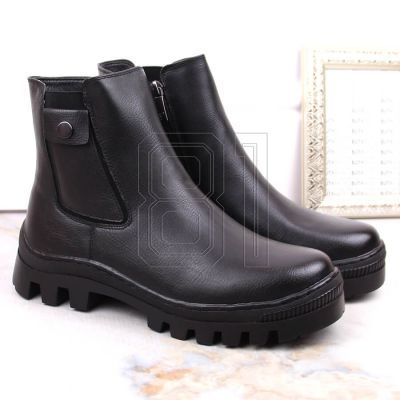 12. Isolierte Stiefeletten mit Tasche Potocki W WOL186 schwarz