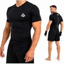 Schwarzes Herren-Kompressionsshirt COMBATWEAR | DBX Bushido