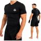 Schwarzes Herren-Kompressionsshirt COMBATWEAR | DBX Bushido