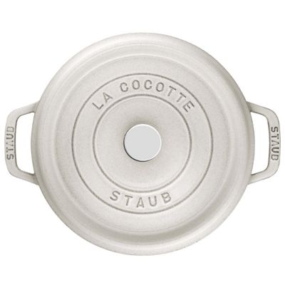 5. Runder gusseiserner Topf STAUB 40501-413-0 – Weiße Trüffel 5,2 l