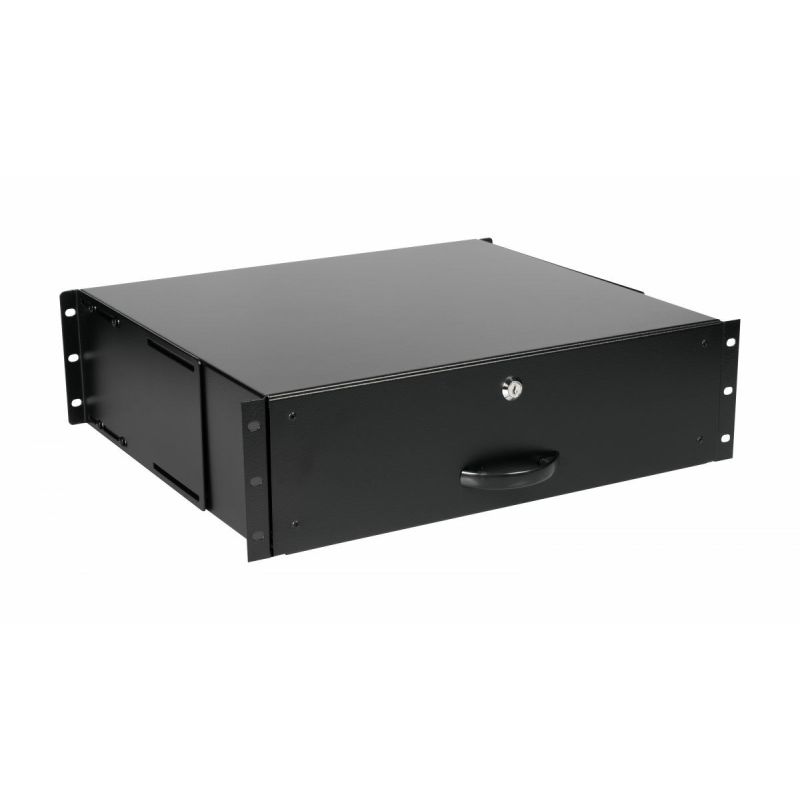 19"-Schubladensystem für 3U-Serverschränke, abschließbar BK (EZD-3-B)