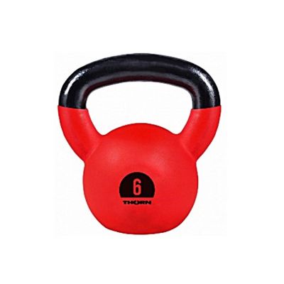THORN+FIT Gusseisenbeschichtete Kettlebell 6kg