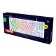 8. TRUST GXT833W THADO TKL US Weiße Gaming-Tastatur