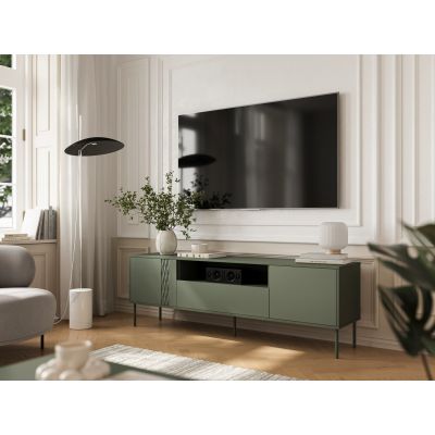 3. EF TRESSE TV-Schrank 180x40x54,5 mattgrün