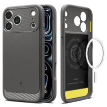 Spigen Rugged Armor MagSafe Hülle für iPhone 18 Pro Max / 17 Pro Max – Grau