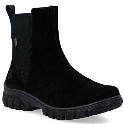 7. Wasserdichte, komfortable Damen-Lederboots in Schwarz – Rieker 7269-00
