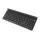 5. NATEC Drahtlose Tastatur FELIMARE US SLIM Bluetooth + 2,4 GHz Tablet-/Smartphone-Halterung NKL-1973
